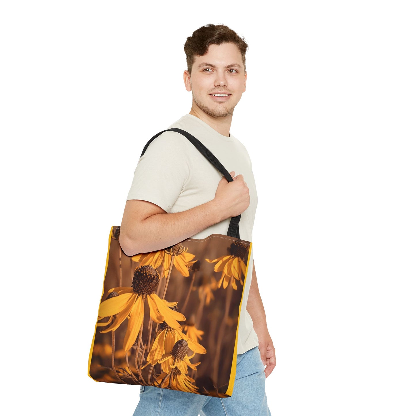 Narrow Leaf Tote Bag (SP Photography Collection) YELLOW