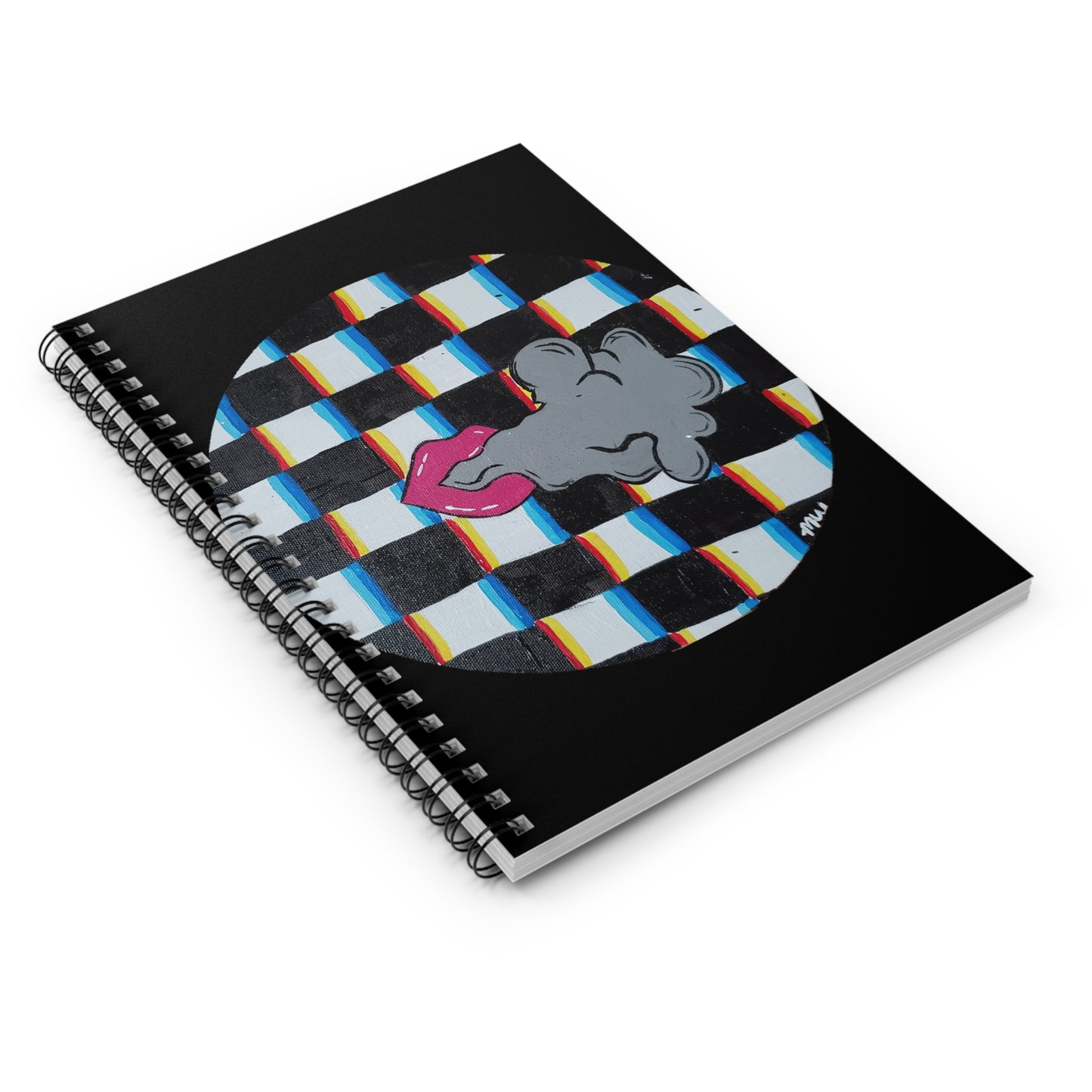 Smoke and Mirrors Spiral Notebook - Ruled Line (Peculiar Paintings Collection)