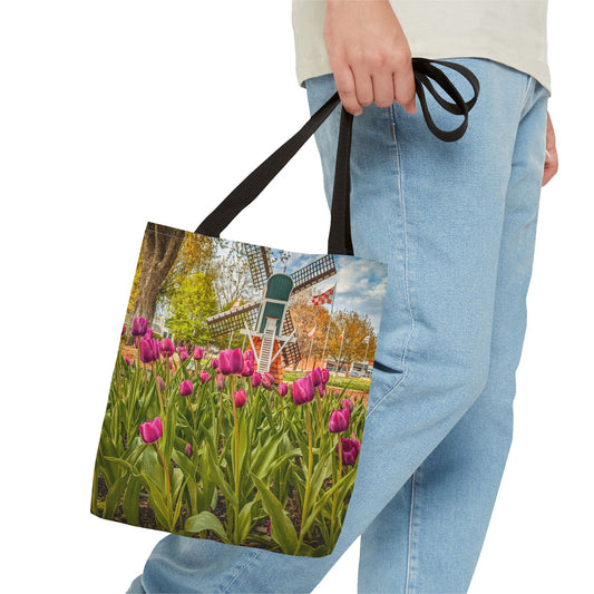 Windmill Tulips Tote Bag (SP Photography Collection) PINK