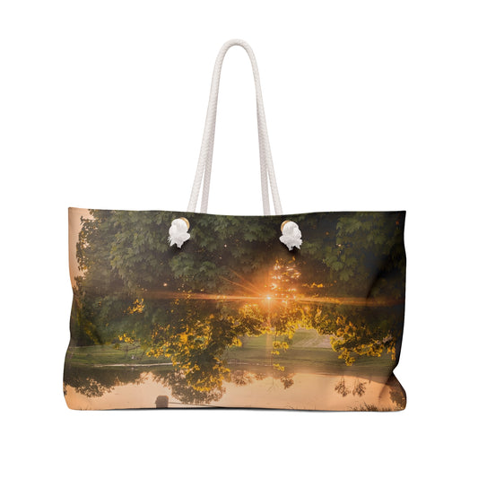 Sunset Pond Weekender Bag (SP Photography Collection) BROWN