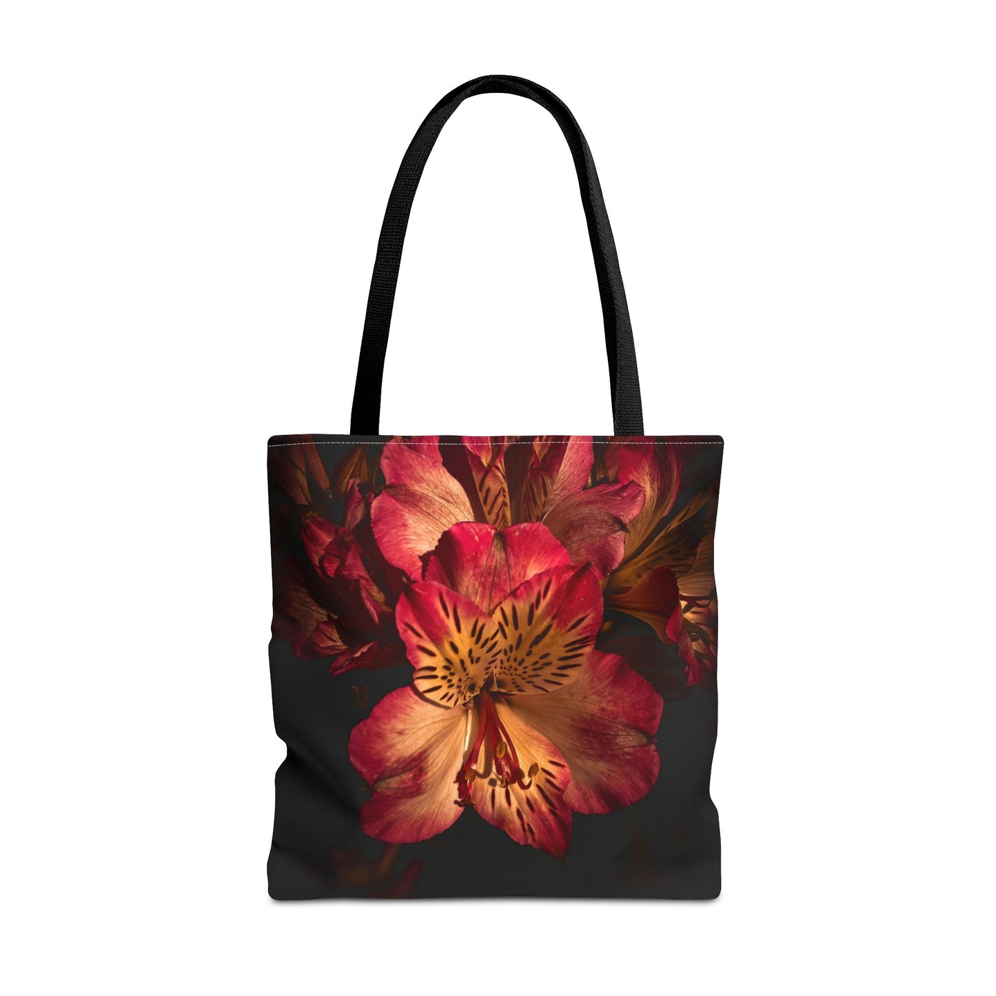 Pink Lily Tote Bag (SP Photography Collection) BLACK