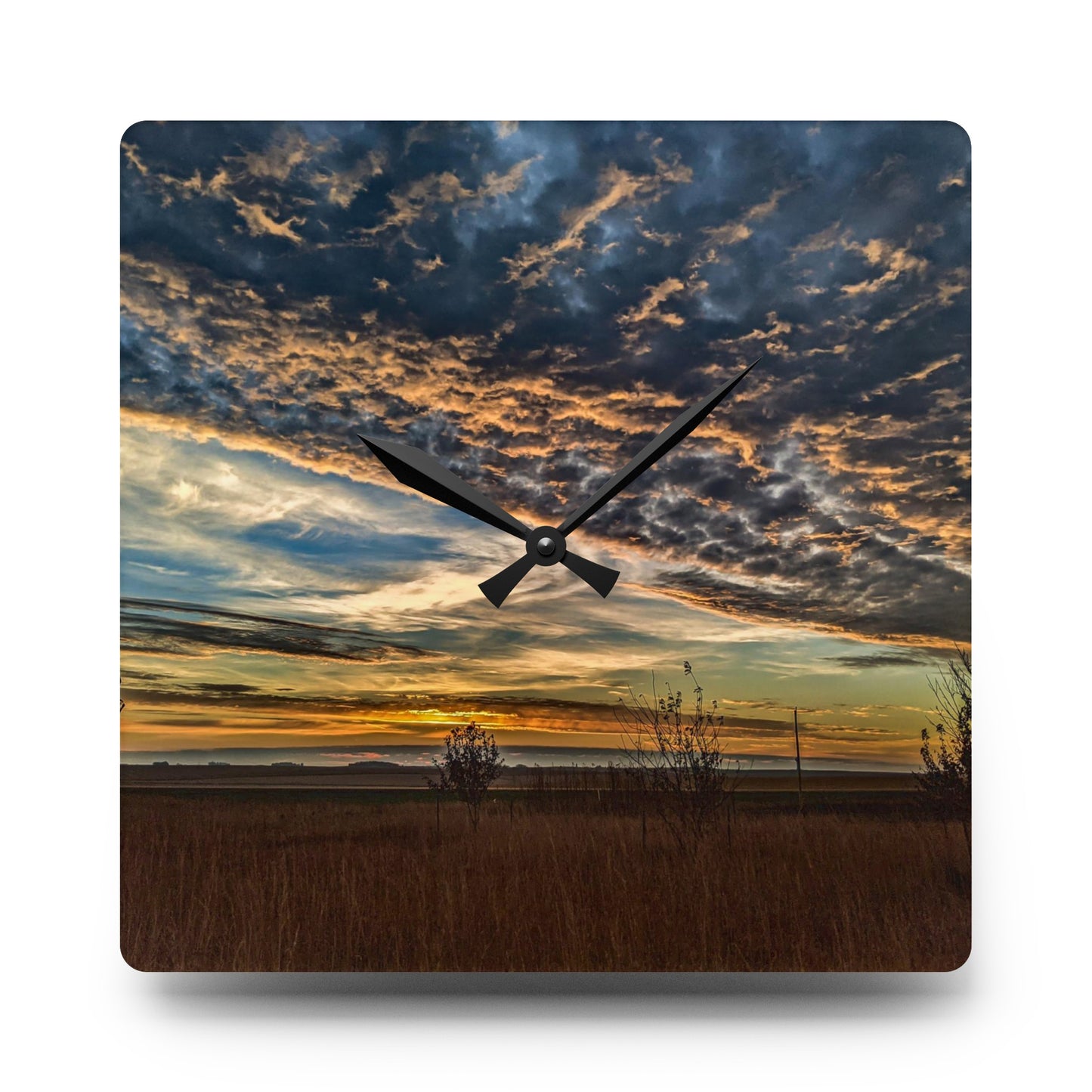 Sandy Skies Acrylic Wall Clock (SP Photagrapy Collection)