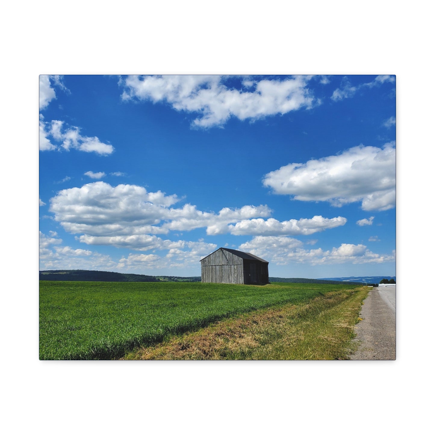 Lonely Barn Wrap Canvas (Enchanted Exposures By Tammy Lyne)