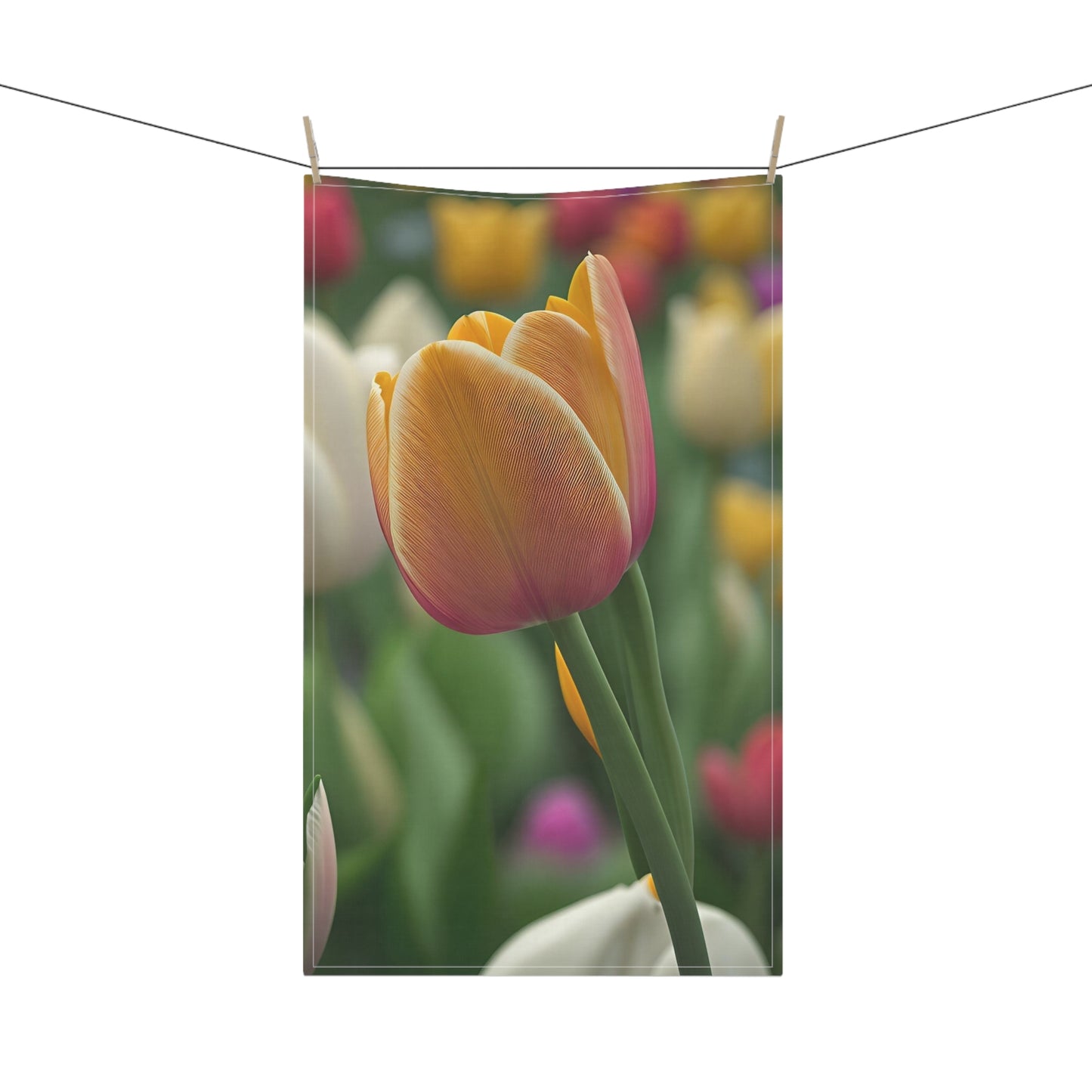 Orange Tulip Kitchen Towel (SP Photography Collection)