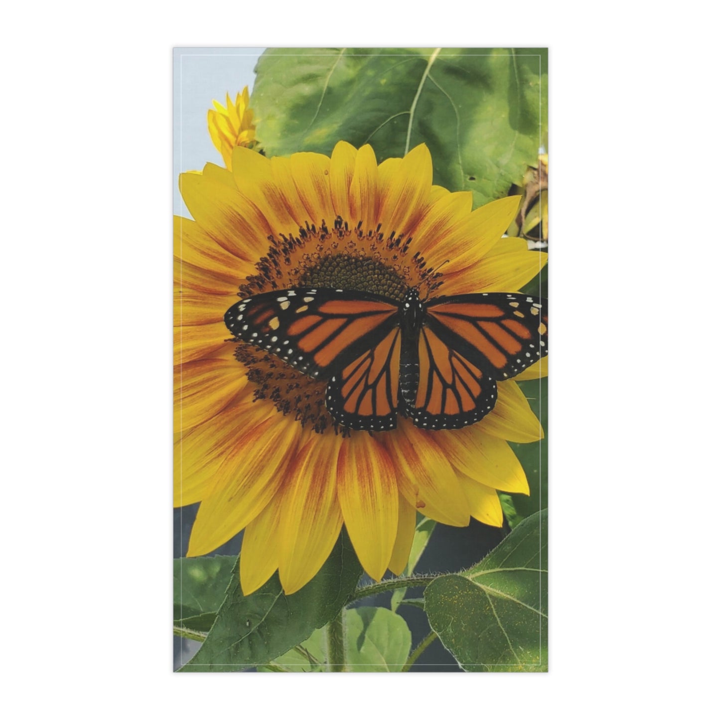 Happy Sunflower Kitchen Towel (Enchanted Exposures By Tammy Lyne)