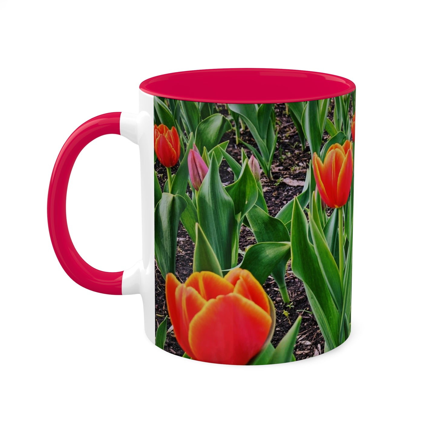 Red Tulips Mug, 11oz (SP Photography Collection) RED