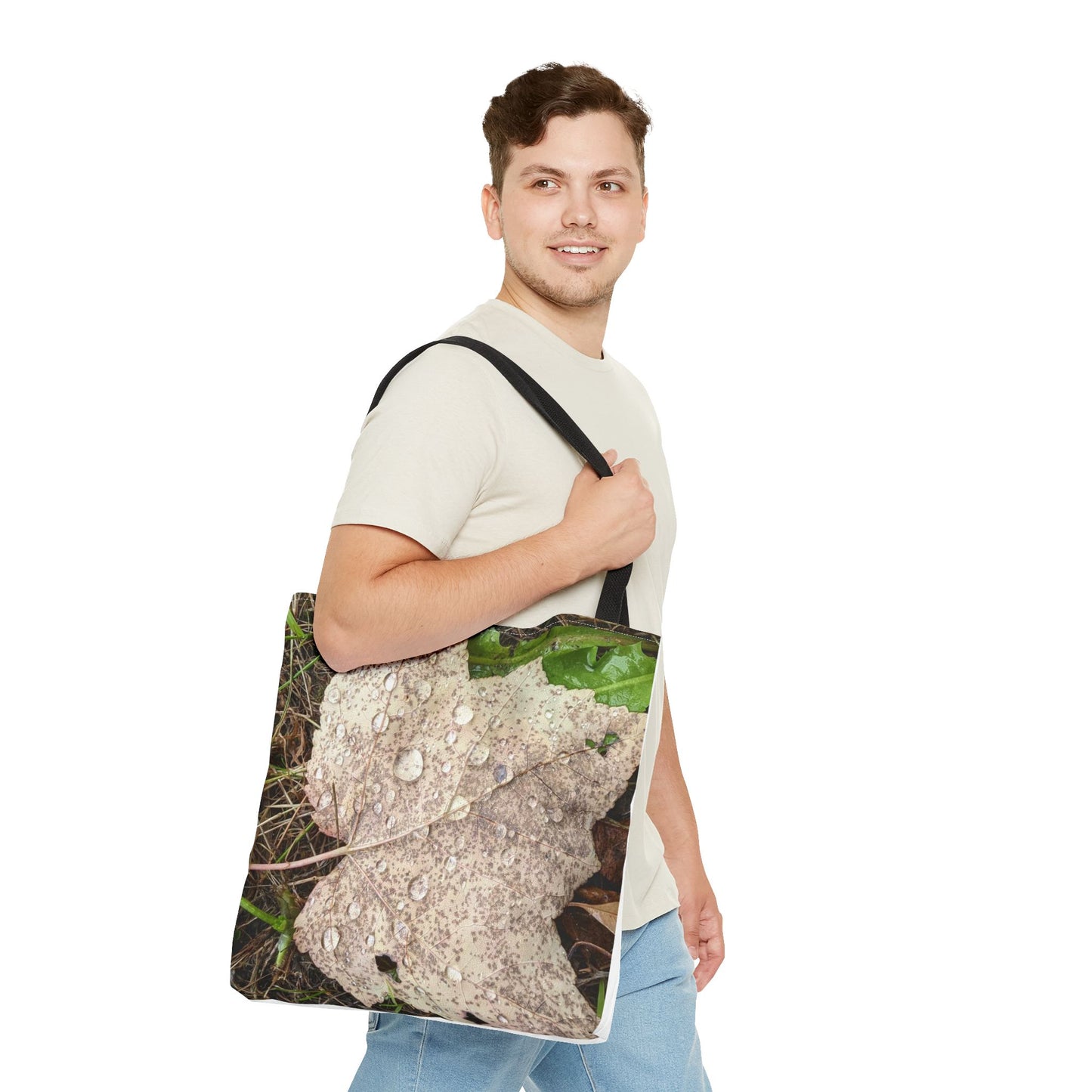 Leaf Tote Bag (Savor The Moment Collection) WHITE