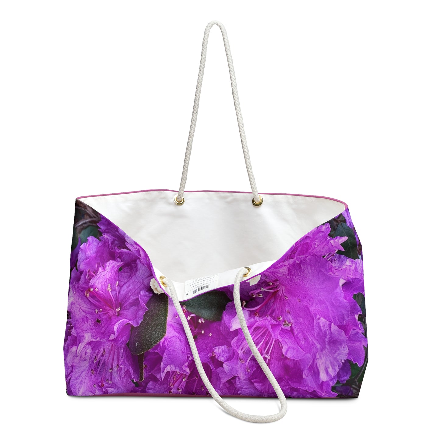 Pink Flower Weekender Bag (Custom Creations By Catelyn) PINK