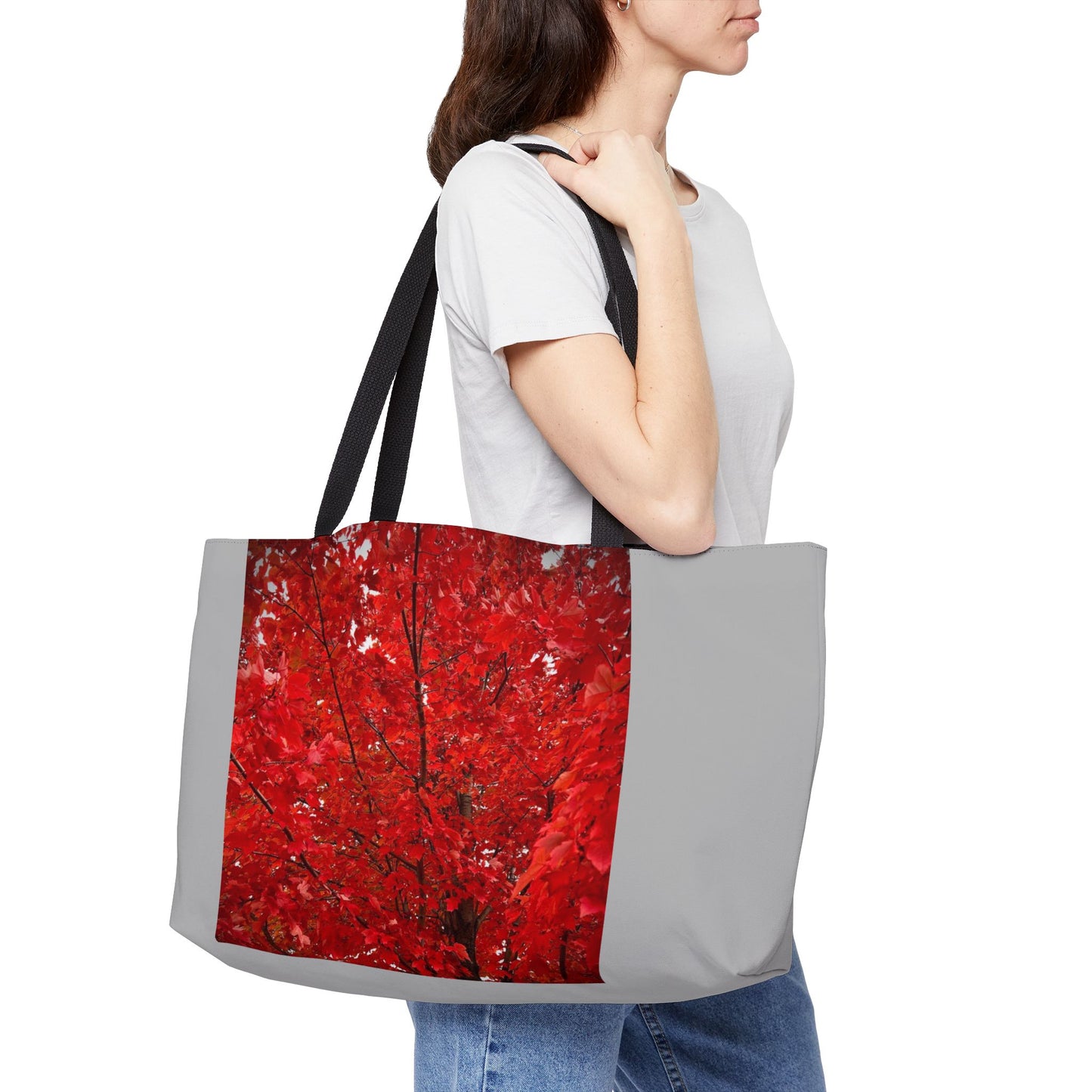 Fire Tree Weekender Tote Bag (Custom Creations By Catelyn) GRAY