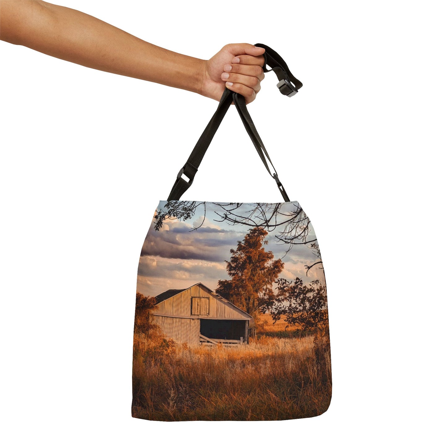 Golden Barn Adjustable Tote Bag (SP Photography Collection) BLACK