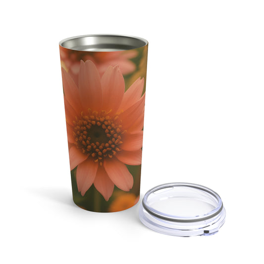 Peach Daisy Tumbler 20oz (SP Photography Collection)