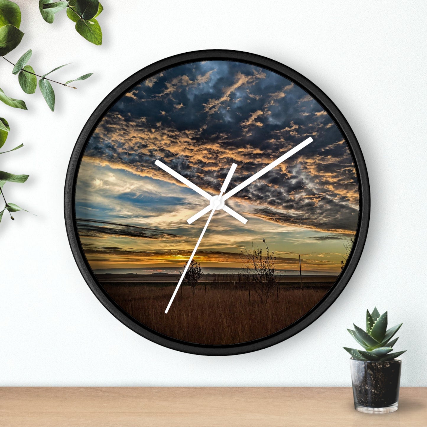 Sandy Skies Wall Clock (SP Photography Collection)