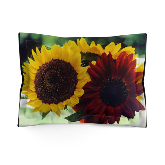 Bunched Sunflower Pillow Sham (Custom Creations By Catelyn)