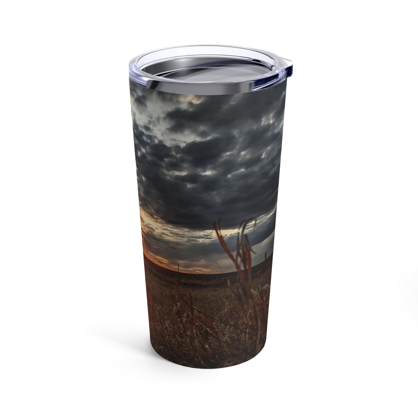 Cloudy Skies Tumbler 20oz (SP Photography Collection) BLACK