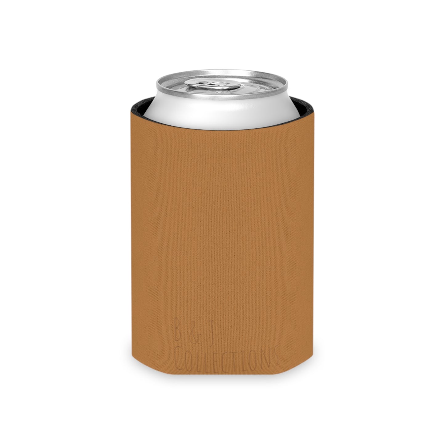 White Flower Tulip Regular Can Cooler (SP Photography Collection) Brown