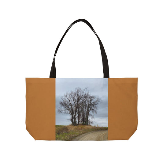 Country Tree Weekender Tote Bag (B & J Collections) BROWN