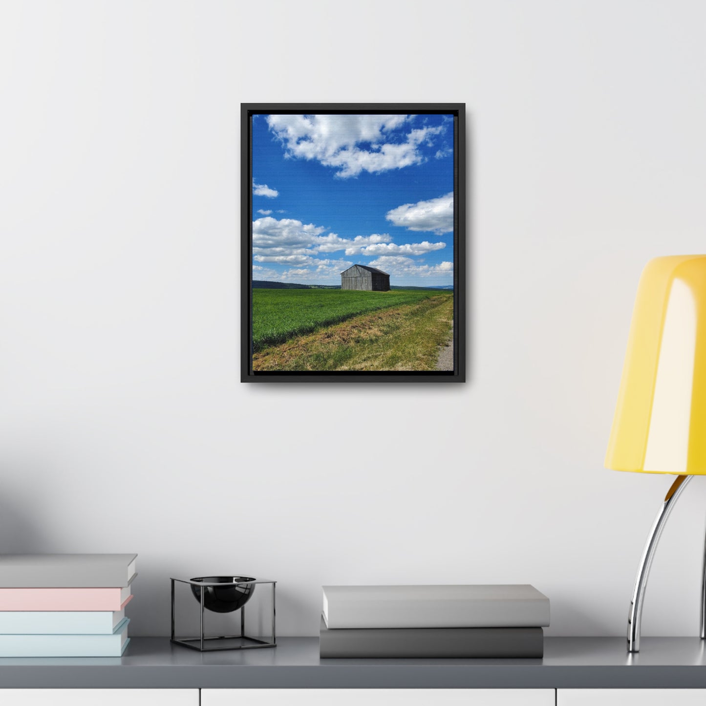 Lonely Barn Canvas Wraps, Vertical Frame (Enchanted Exposures By Tammy Lyne)