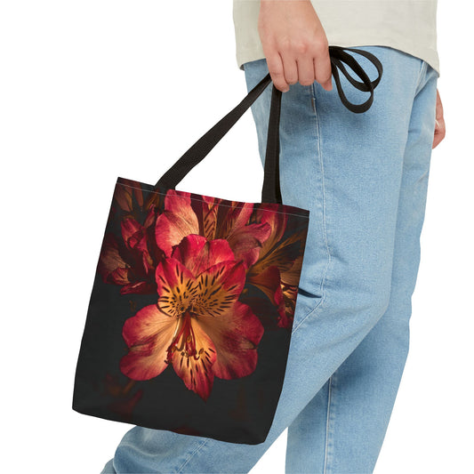 Pink Lily Tote Bag (SP Photography Collection) GRAY