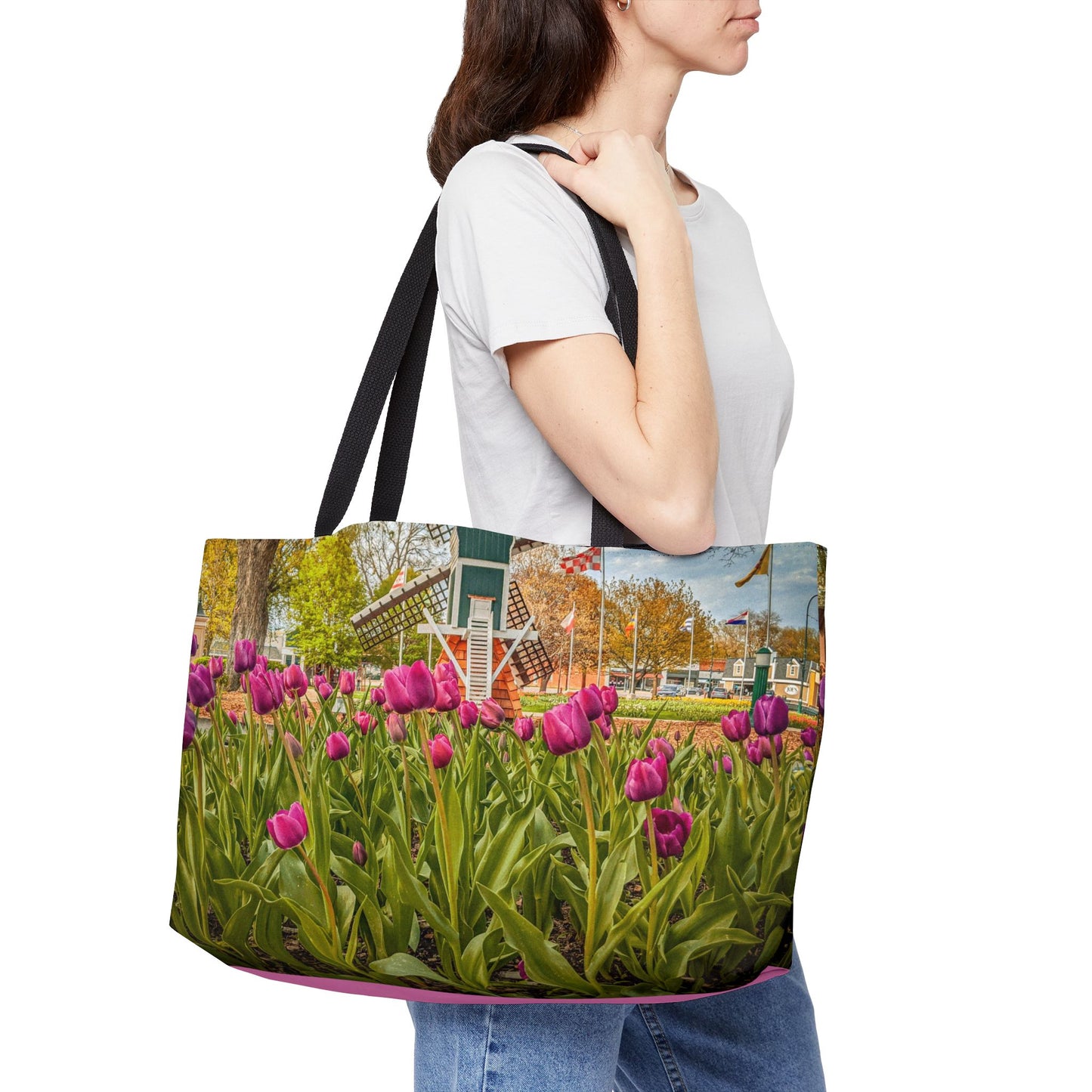 Windmill Tulip Weekender Tote Bag (SP Photography Collection) LIGHT PINK