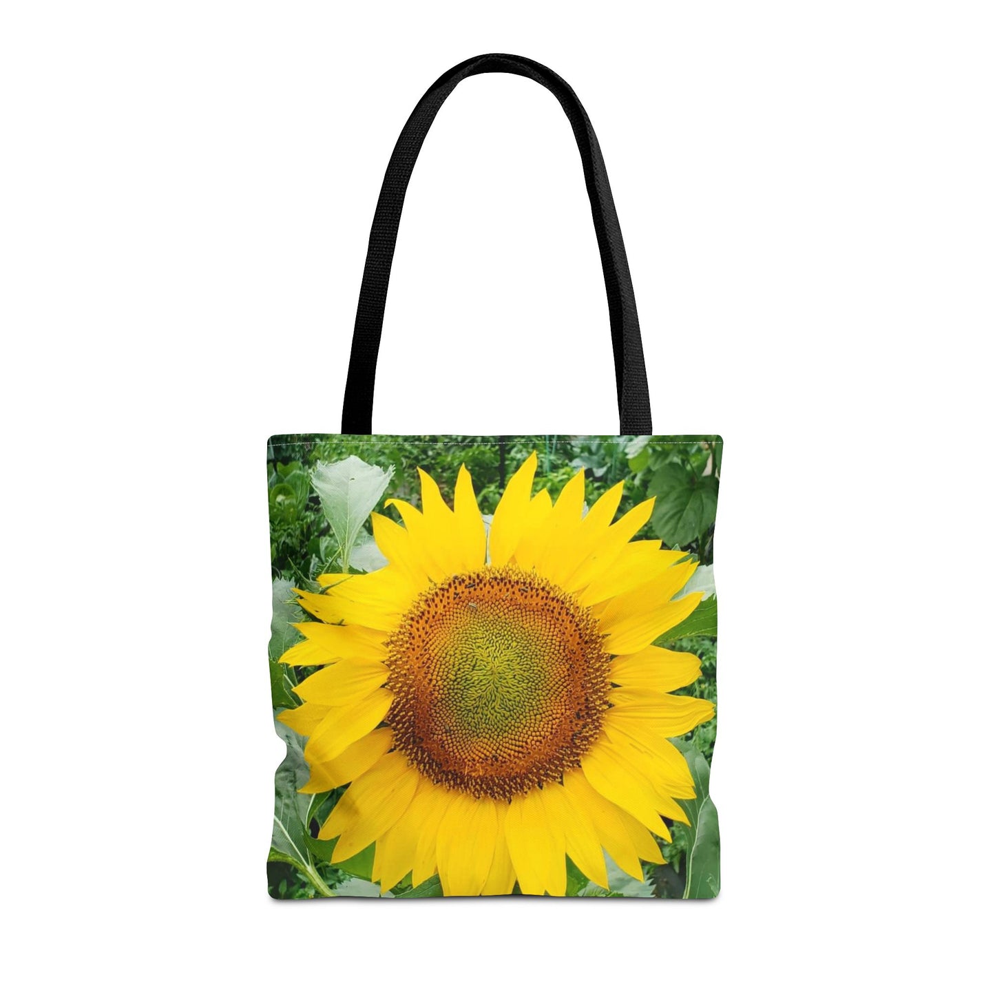 Bright Yellow Sunflower Butterfly Tote Bag (Enchanted Exposures By Tammy Lyne) GRAY