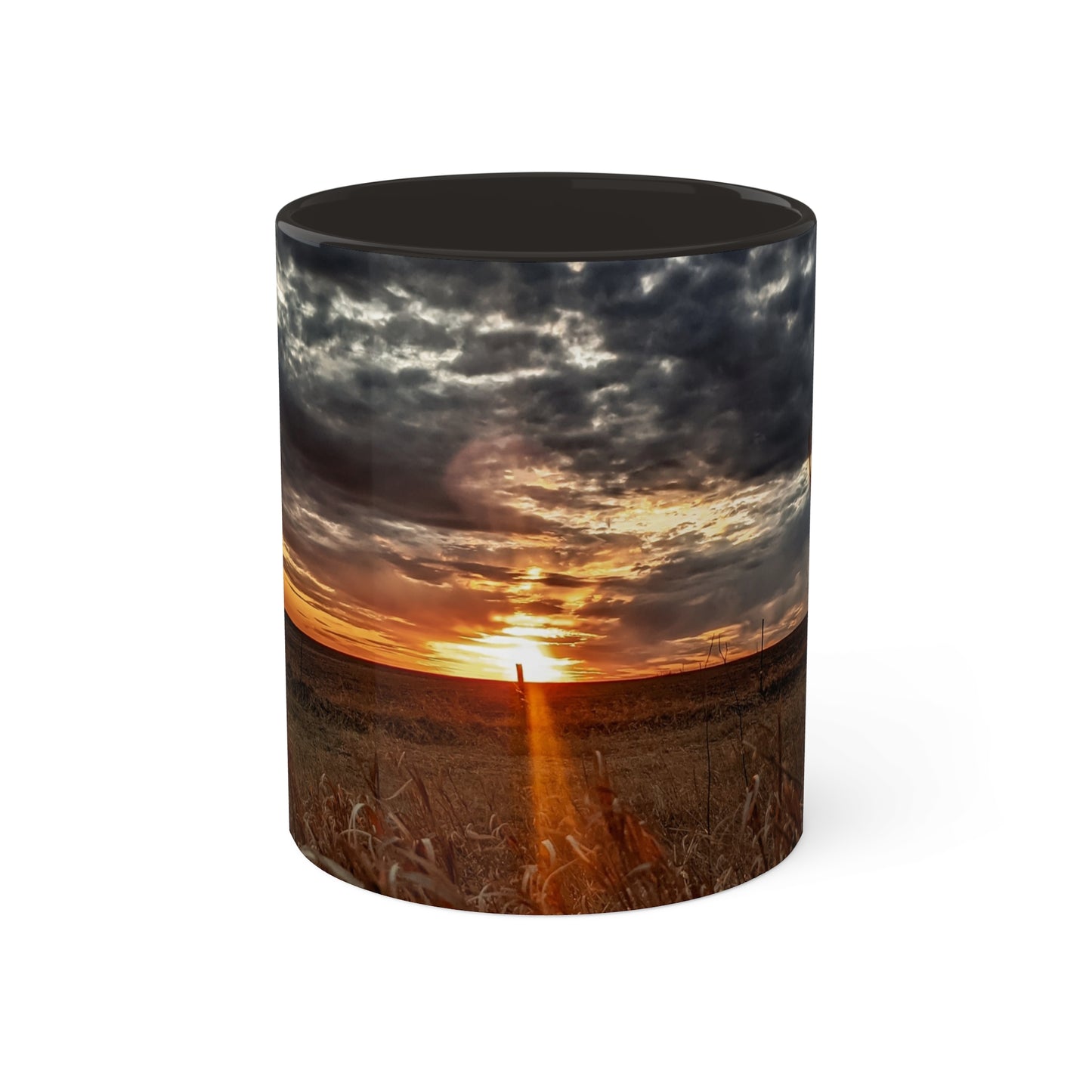 Cloudy Skies Mug, 11oz (SP Photography Collection) BLACK