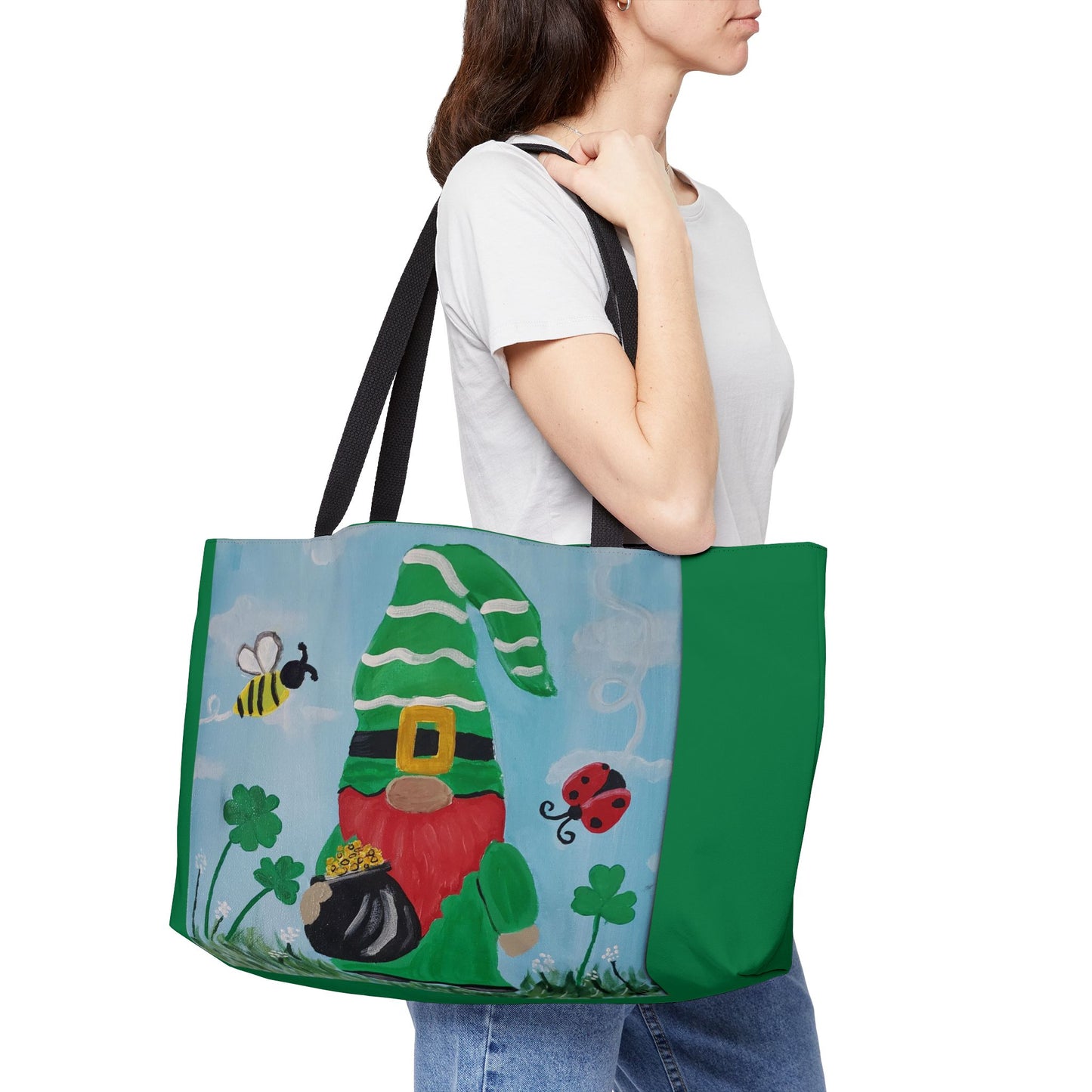 St. Patrick's Day Weekender Tote Bag (Brookson Collection) GREEN