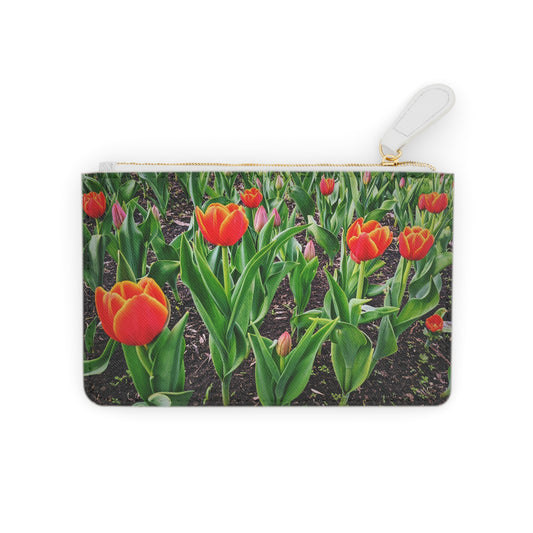 Red Tulips Mini Clutch Bag (SP Photography Collection) RED