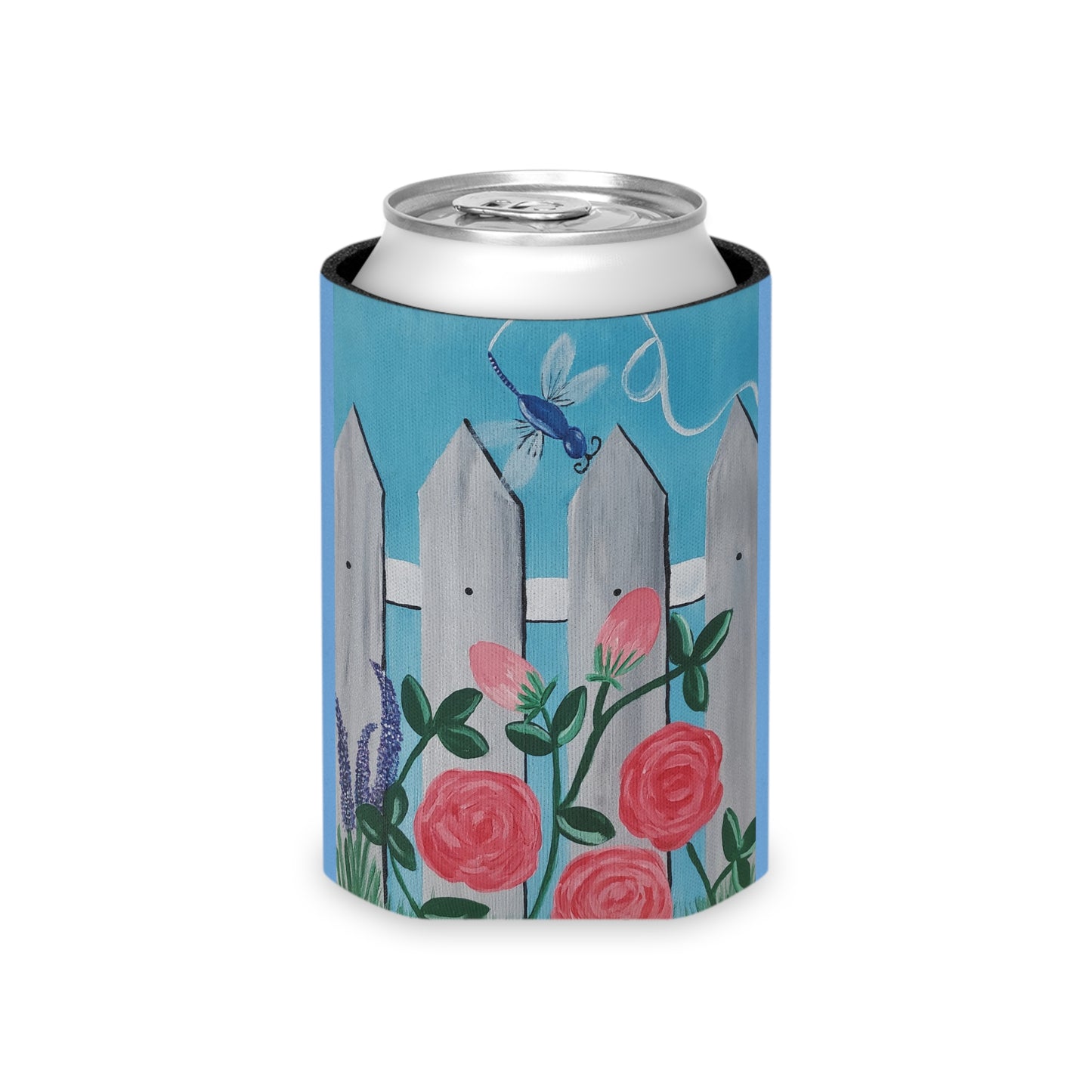 Spring is in the air Regular Can Cooler Sleeve (Brookson Collection) BLUE