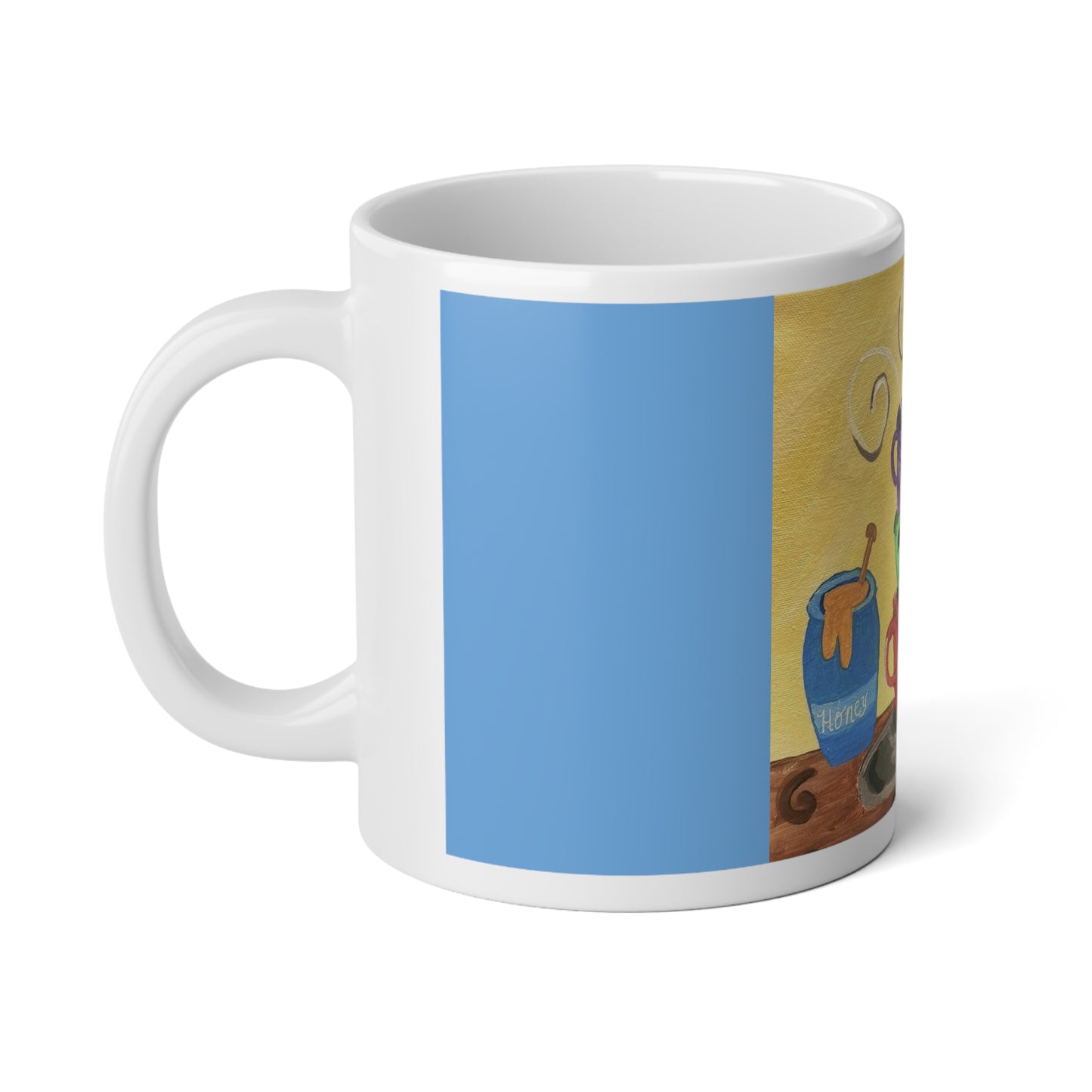 Cup Of Tea Jumbo Mug, 20oz (Brookson Collection) BLUE