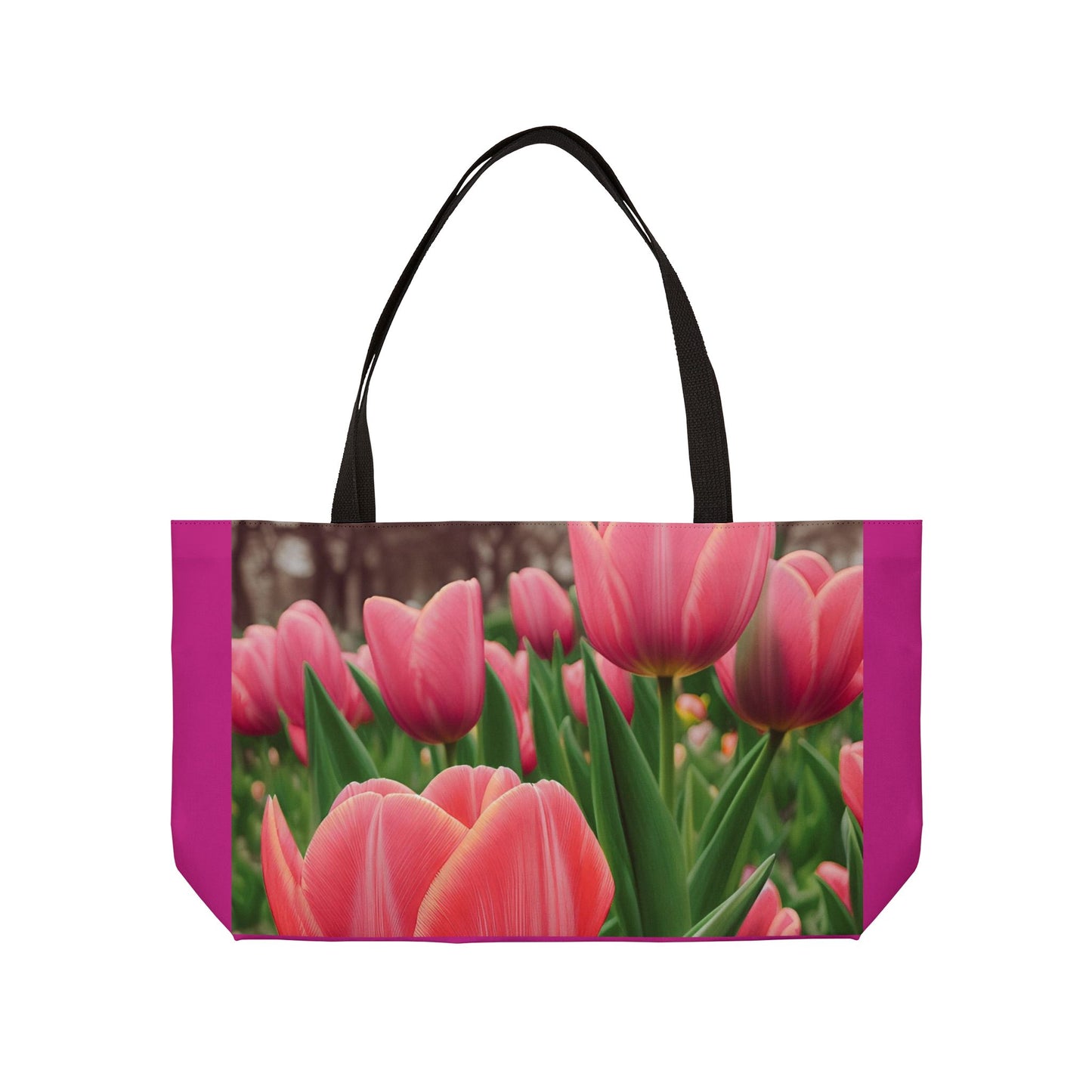 Tulips Weekender Tote Bag (SP Photography Collection) PINK