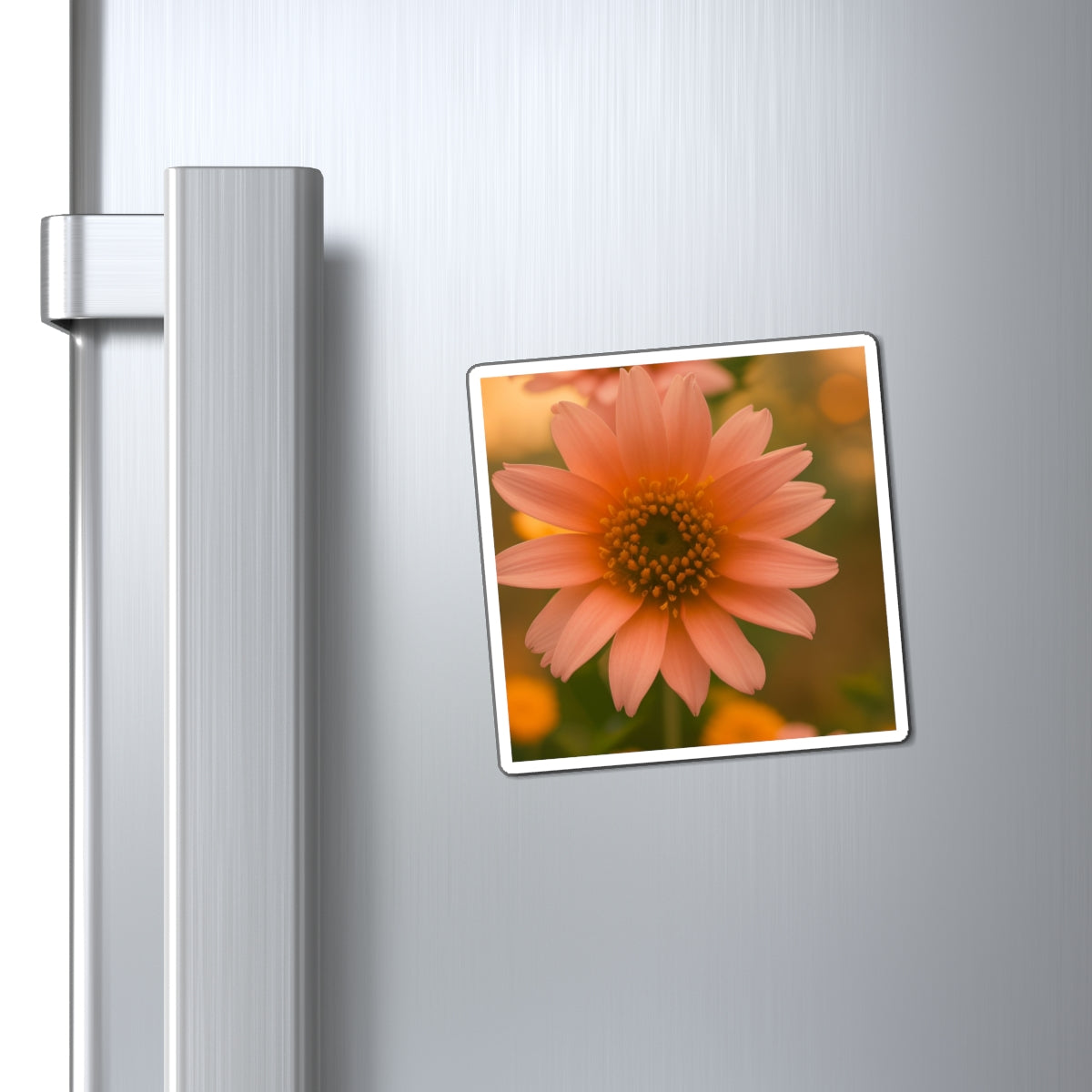 Peach Daisy Magnet (SP Photography Collection)