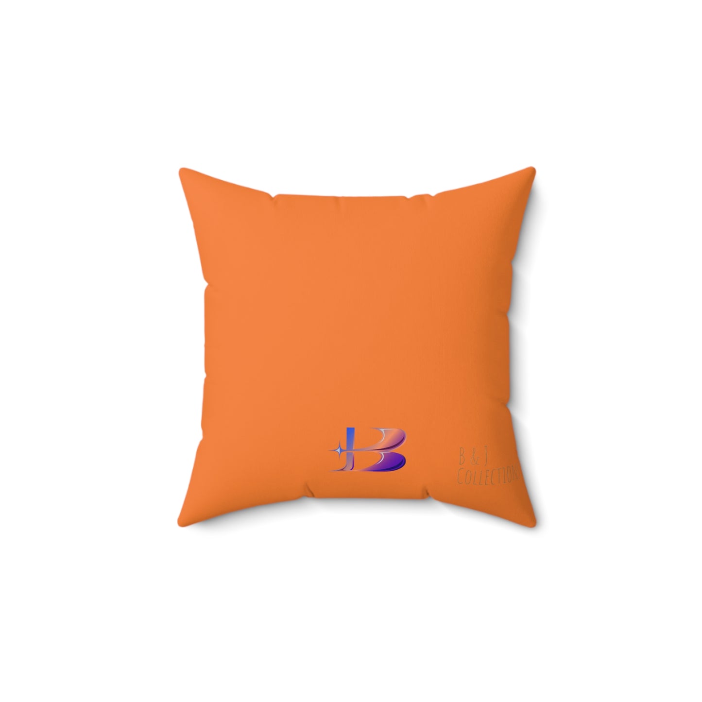 Orange Sunflower Polyester Square Pillow (SP Photography Collection) ORANGE