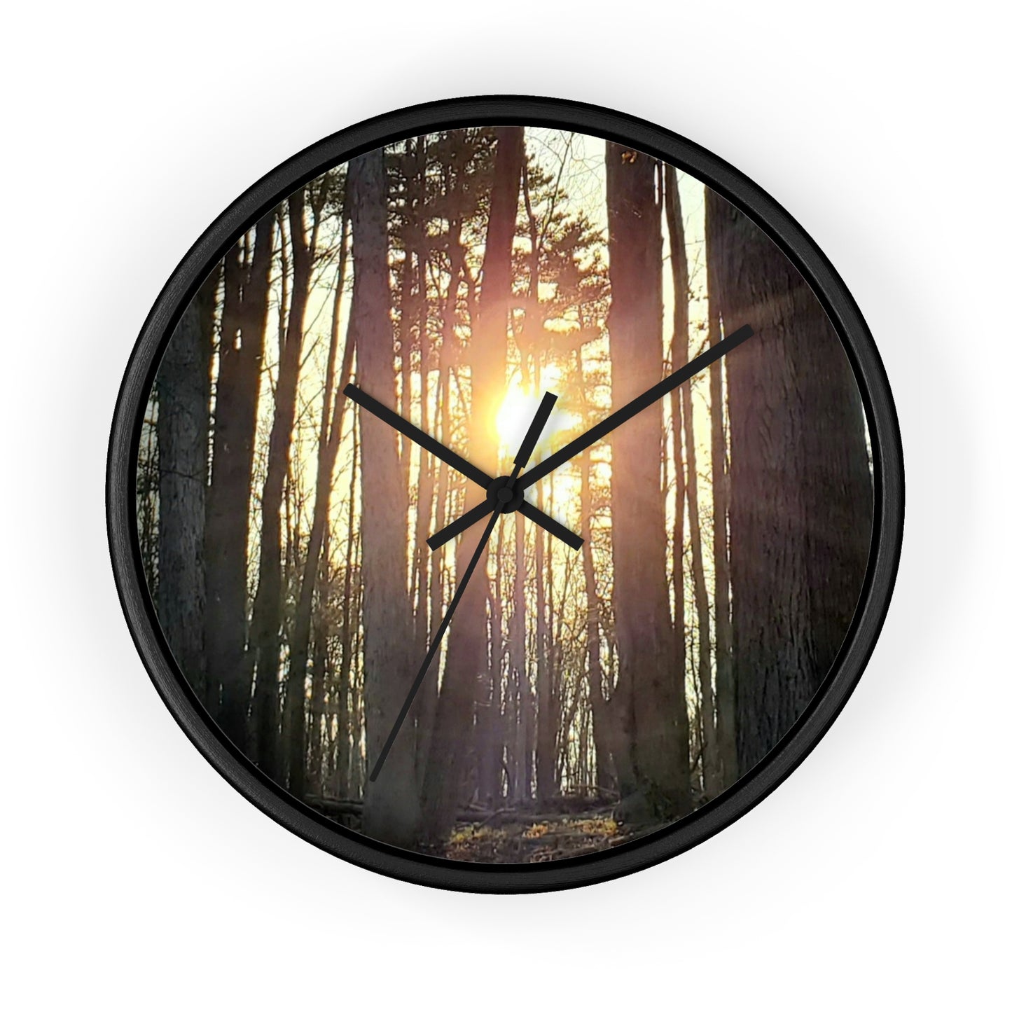 Into the woods Wall Clock (Enchanted Exposures By Tammy Lyne)