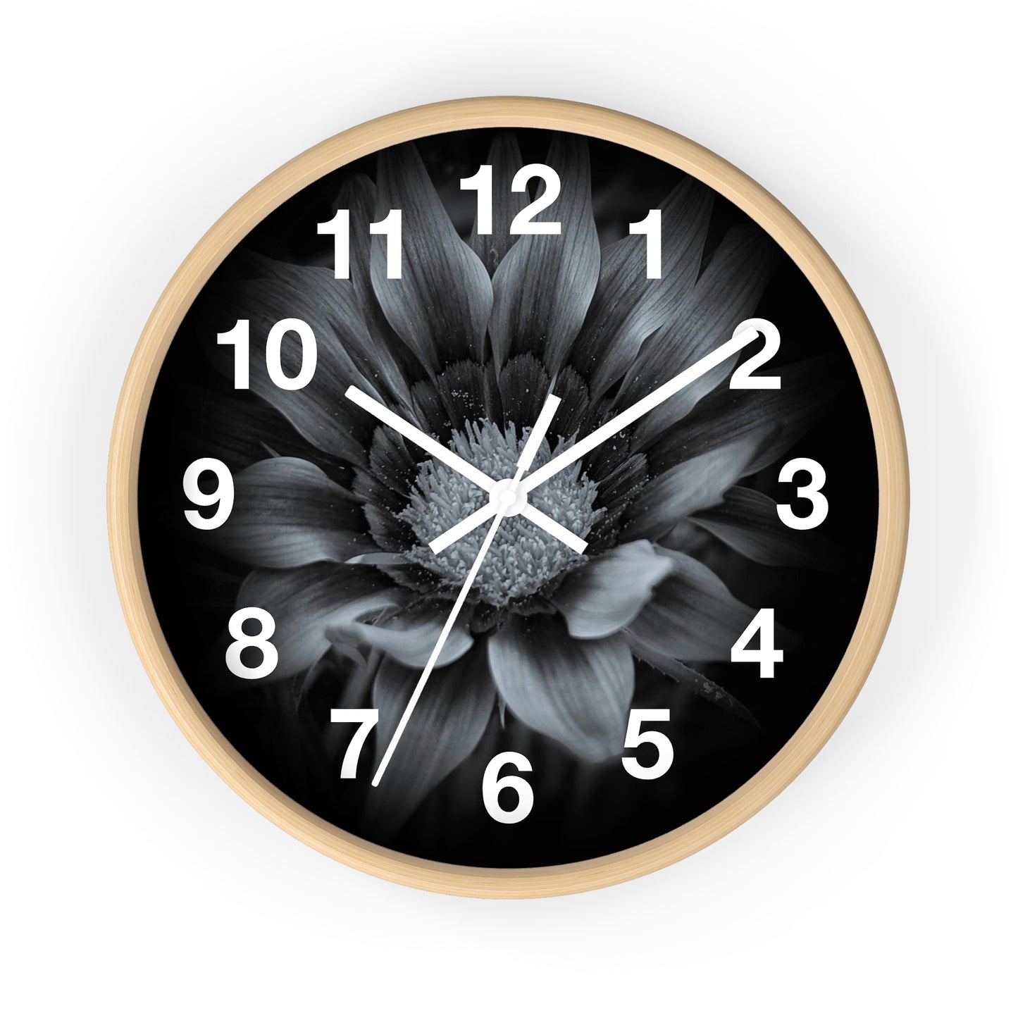 Midnight Bloom Wall Clock (SP Photography Collection)