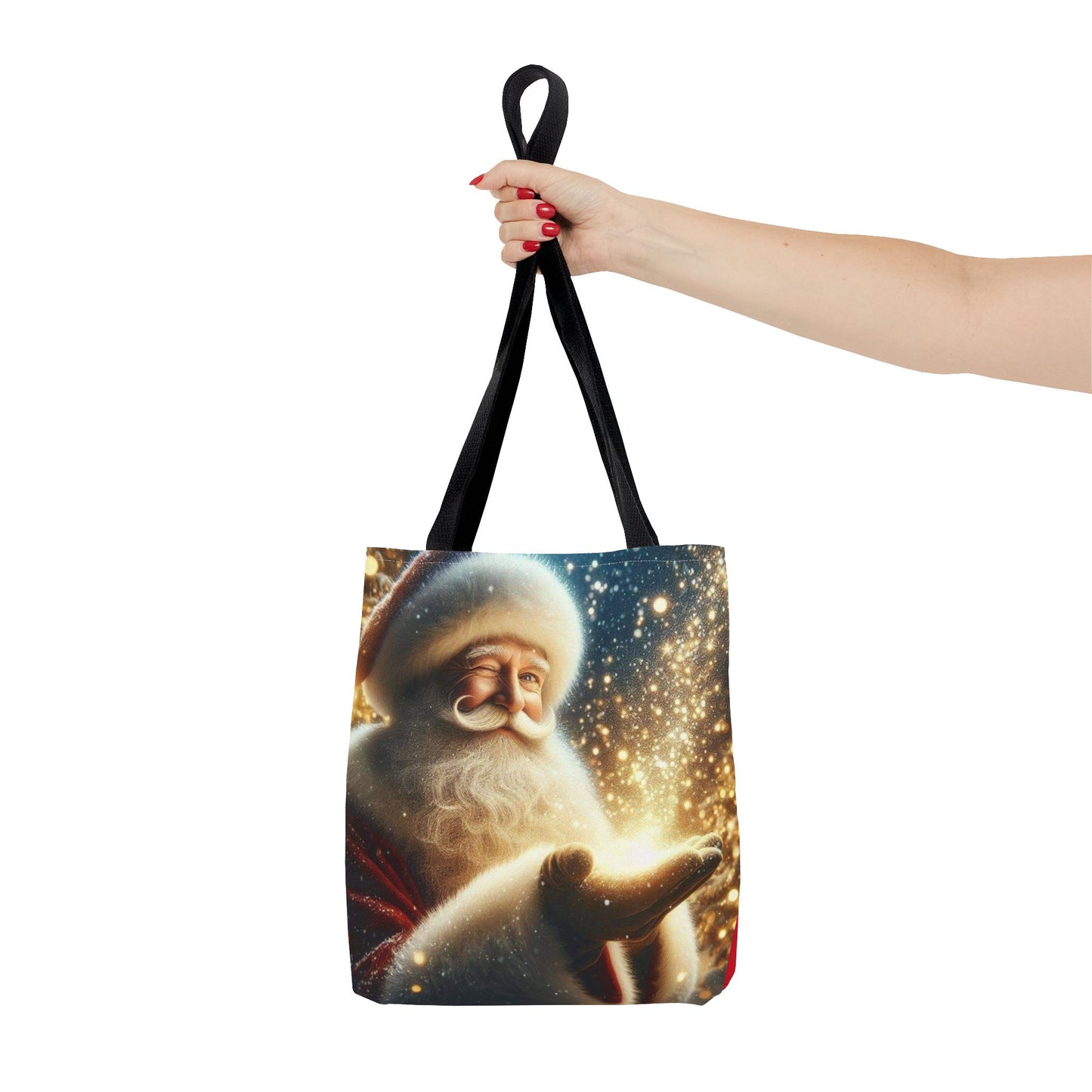 Santa Magic Tote Bag (ai B & J Collections) RED