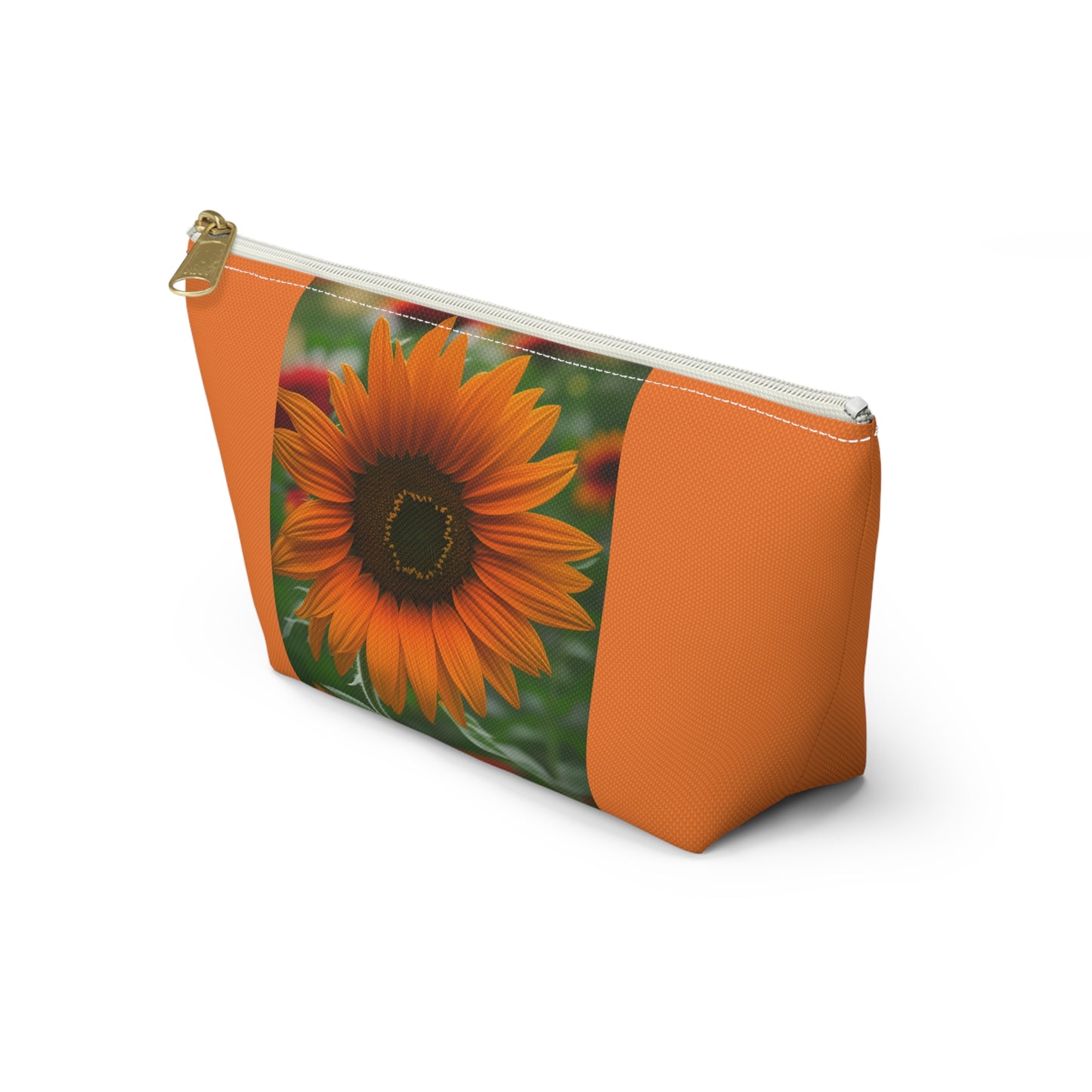 Orange Sunflower Pouch w T-bottom (SP Photography Collection) ORANGE