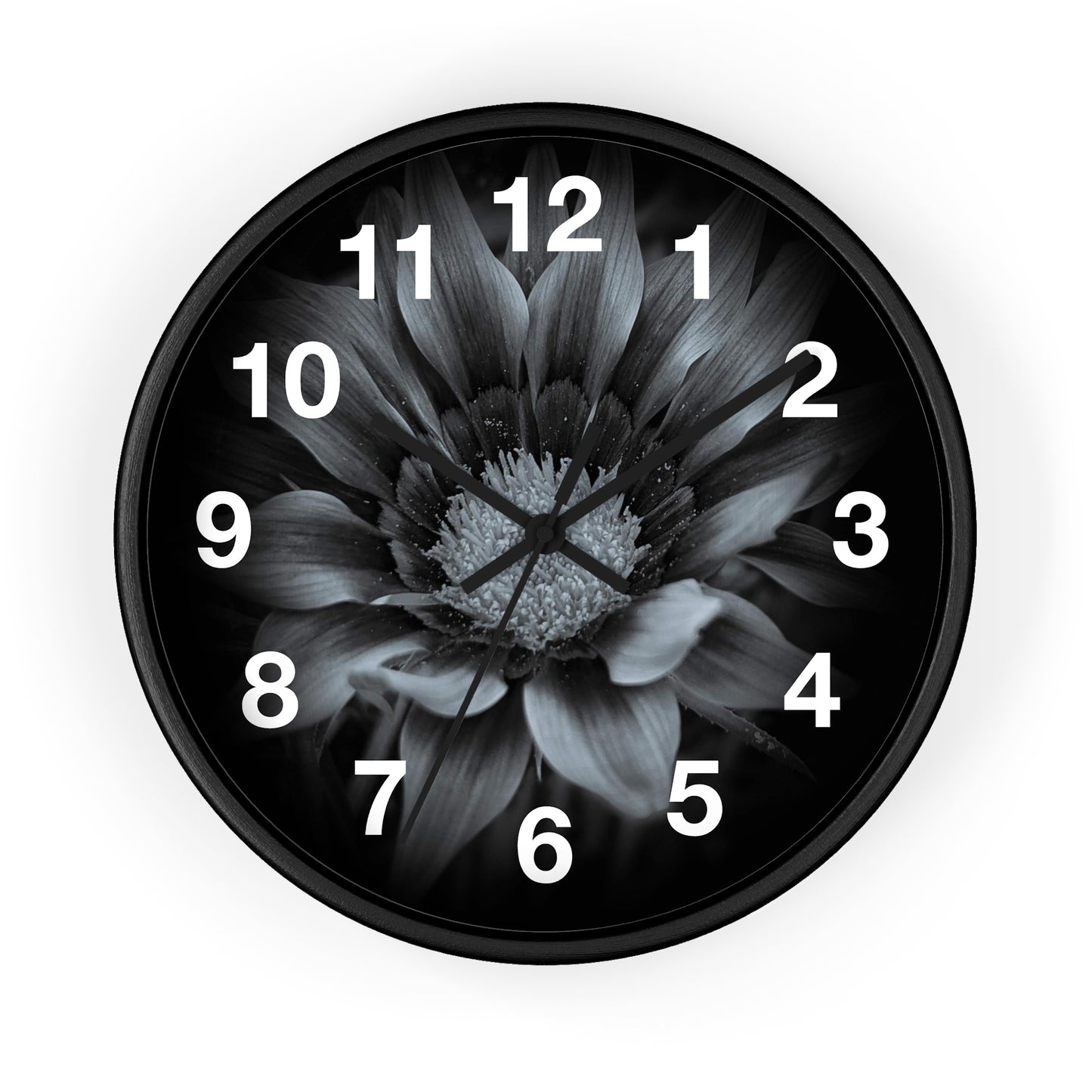 Midnight Bloom Wall Clock (SP Photography Collection)