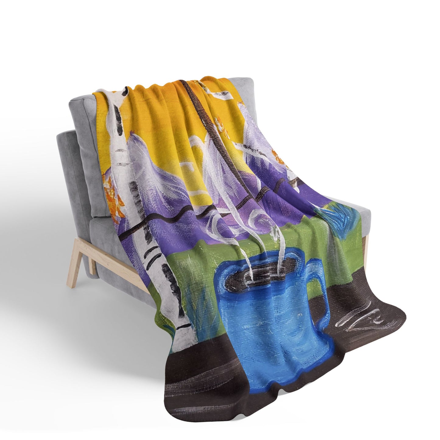 The Window Fleece Sherpa Blanket (Brookson Collection)