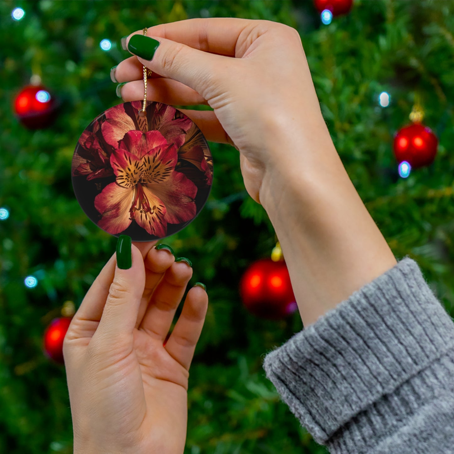 Pink Lily Ornament (SP Photography Collection)