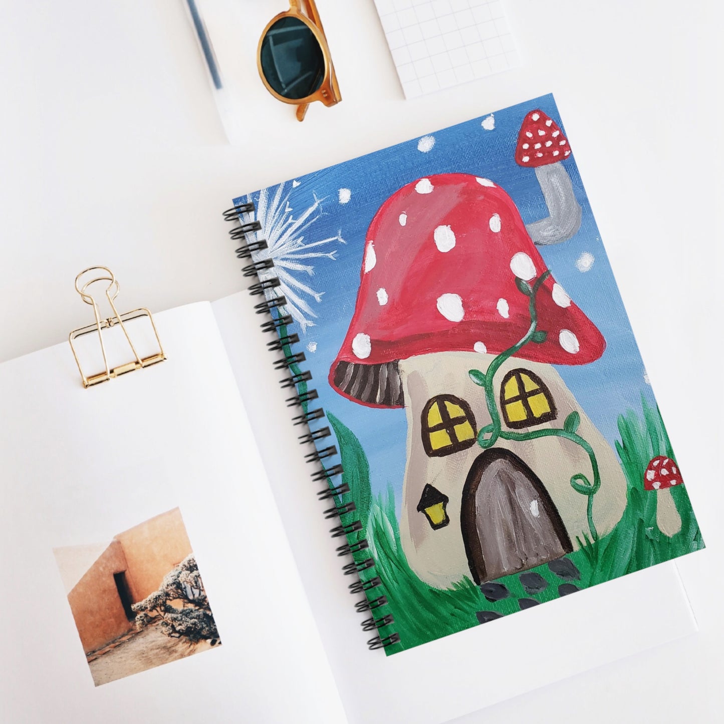 Fairy House Spiral Notebook - Ruled Line (Brookson Collection)