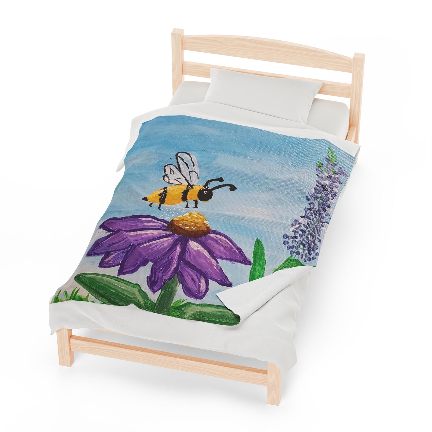 Busy Bee Plush Blanket (Brookson Collection)