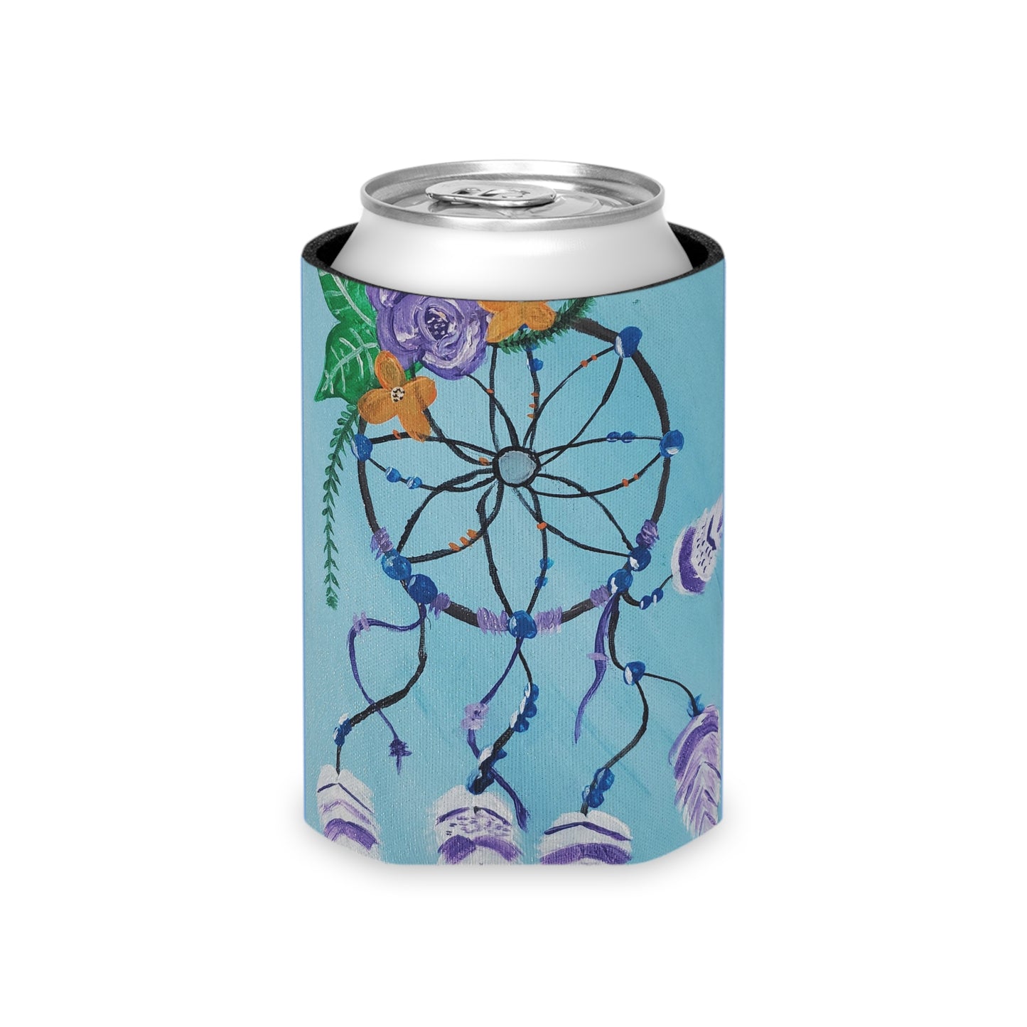 Sweet Dreams Regular Can Cooler Sleeve (Brookson Collection) BLUE