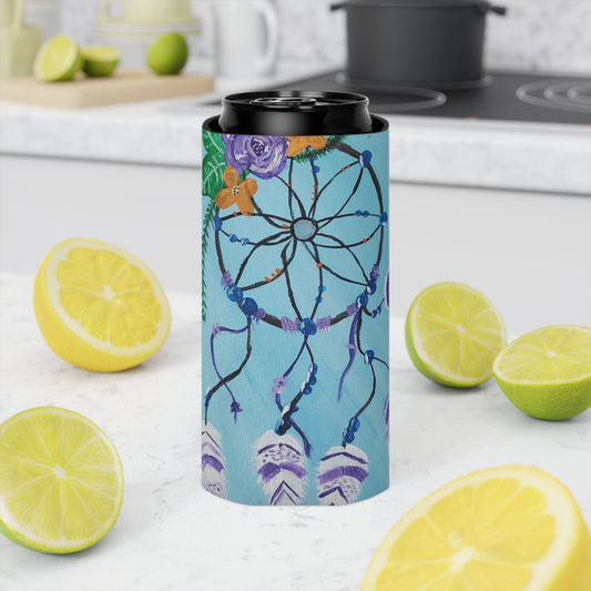 Sweet Dreams Slim Can Cooler Sleeve (Brookson Collection) BLUE