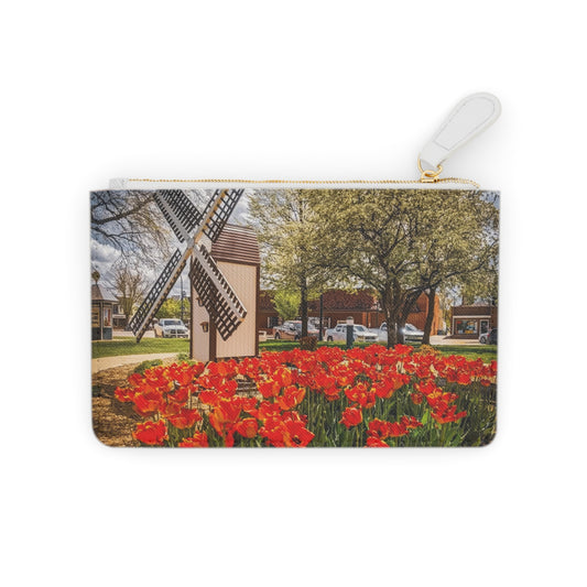 Red Windmill Tulip Mini Clutch Bag (SP Photography Collection) RED
