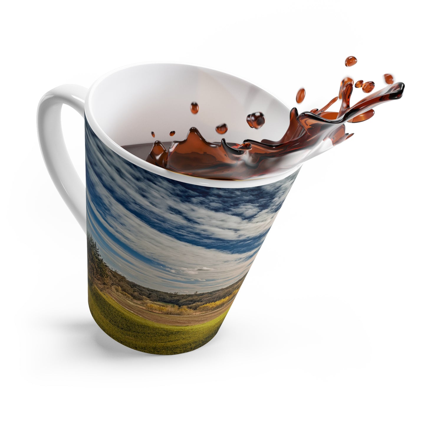 Rolling Clouds Latte Mug (SP Photography Collection)