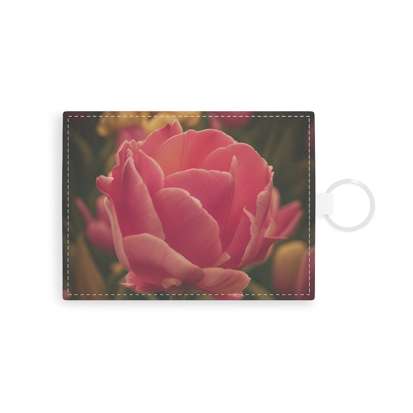Pink Buttercup Leather Card Holder (SP Photography Collection)