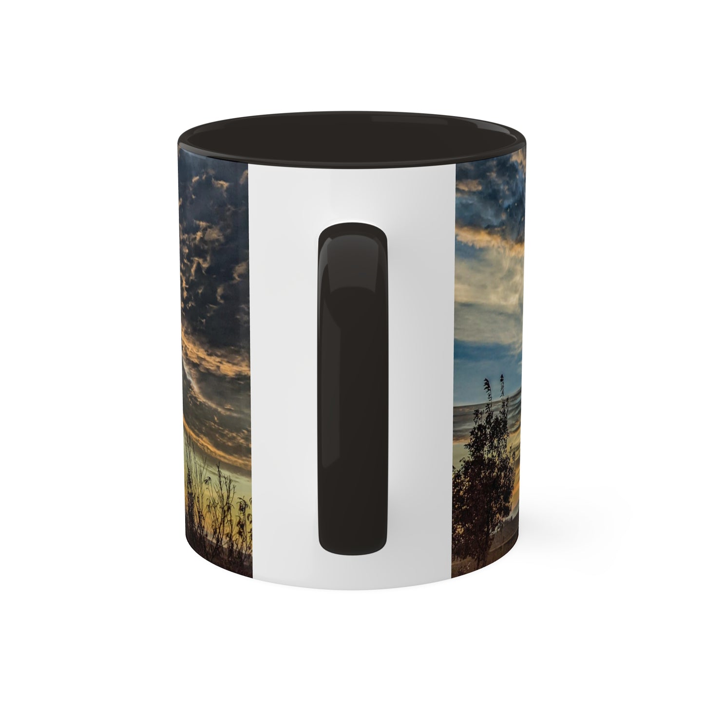 Sandy Skies Mug, 11oz (SP Photography Collection) BLACK