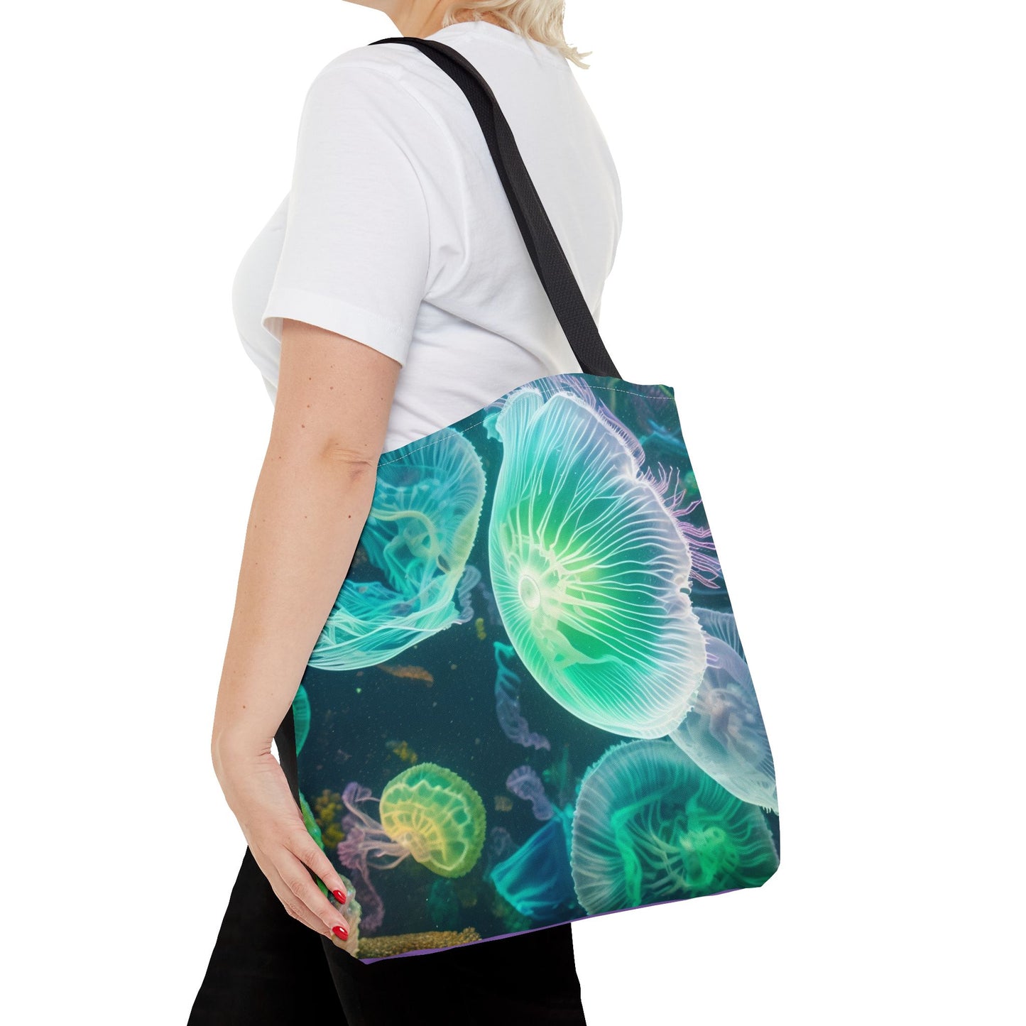 Jellyfish Tote Bag (SP Photography Collection) PURPLE