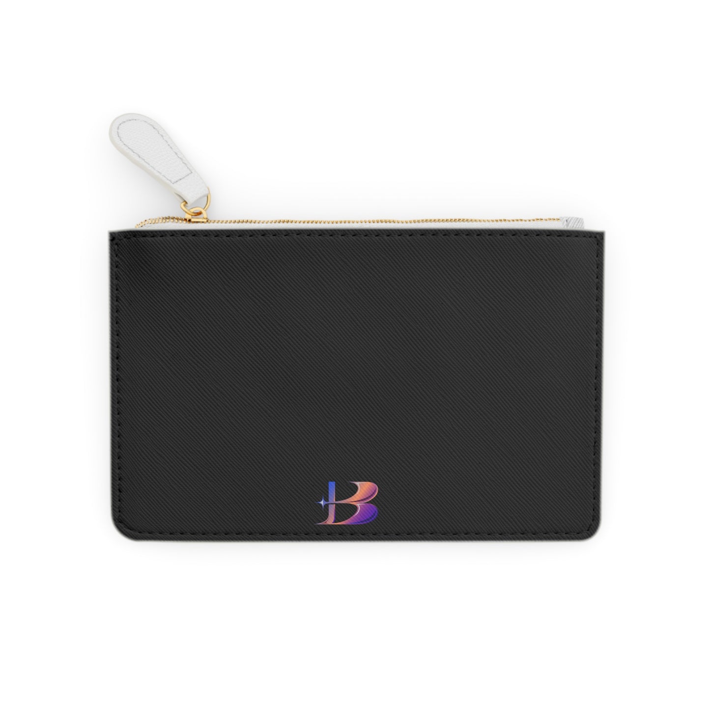 Pink Buttercup Mini Clutch Bag (SP Photography Collection) BLACK