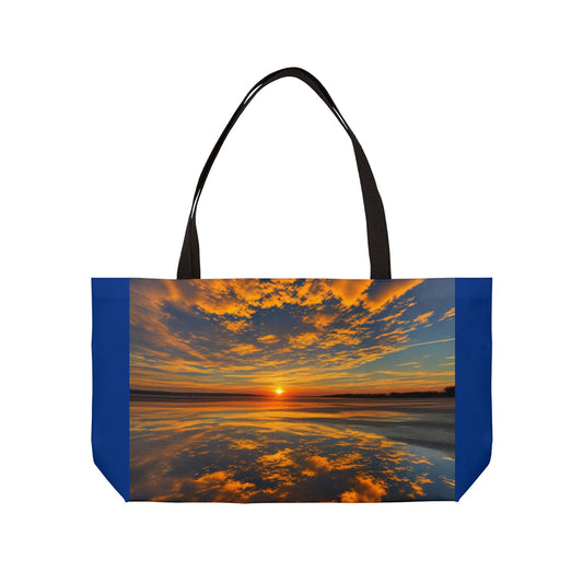 Orange Skies Weekender Tote Bag (SP Photography Collection) NAVY